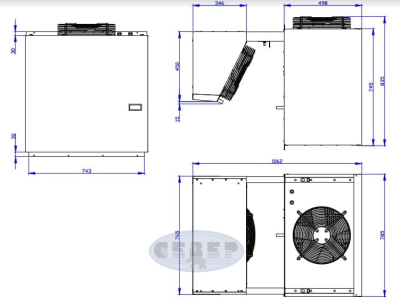 Моноблок холодильный Север BGM 320 S
